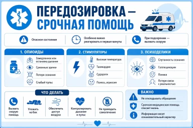Помощь при передозировке в Видном